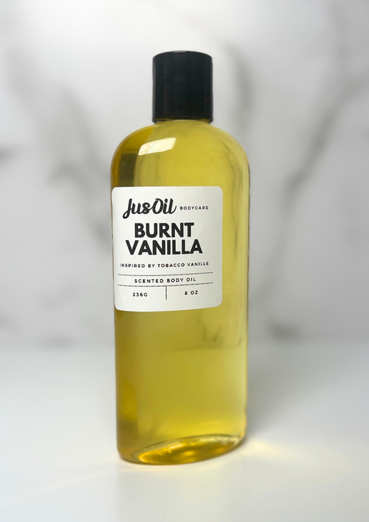 Burnt Vanilla Luxury Scented Body Oil - Inspired by Tobaccx Vanille Hydrating & Long-Lasting